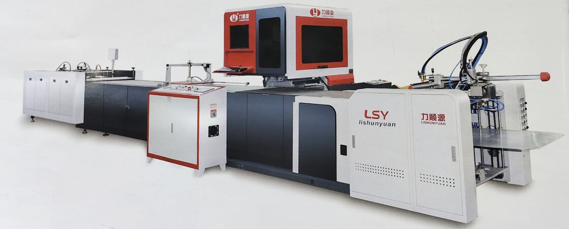 LY 485C PK Fully Automated Machine Vision Case Wrapping System Automatic Line Automatic Box Forming Machine Automatic 
