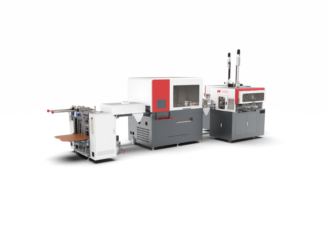 دستگاه ساخت جعبه های سخت کاغذی همراه با سیستم کنترل PLC ارائه راه حل های بسته بندی و ساخت جعبه