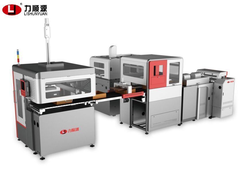 LY-HB1200CN خط تولید جعبه های سخت هوشمند با سرعت بالا 20-30pcs/Min