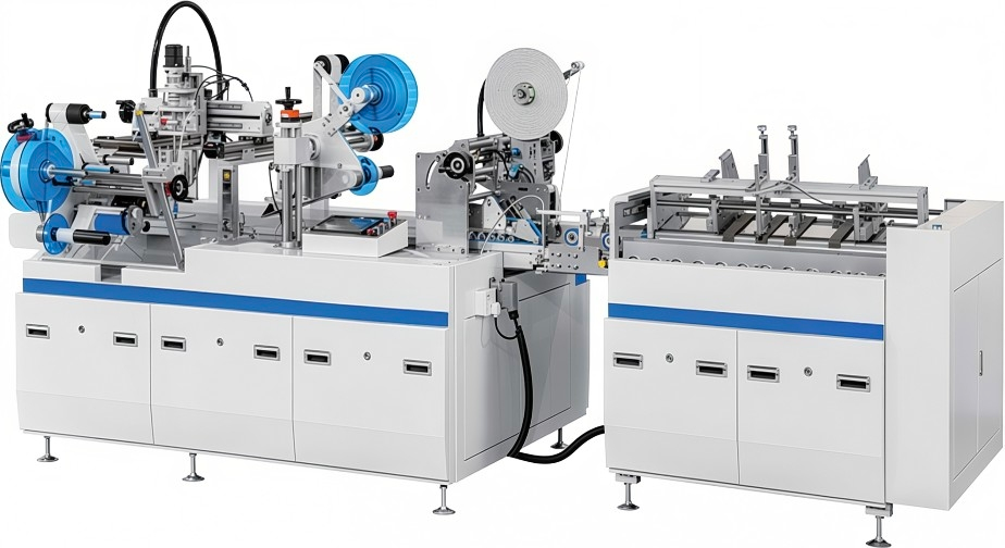 LY-600SFT-3 Multi-Function Double-Sided Tape Application Machine Self-Adhesive Double Sided Tape Courier Bag Glue Strip Release Liner Peeling Express Shipping Bags Rigid Gift Folding Cosmetic Candybox
